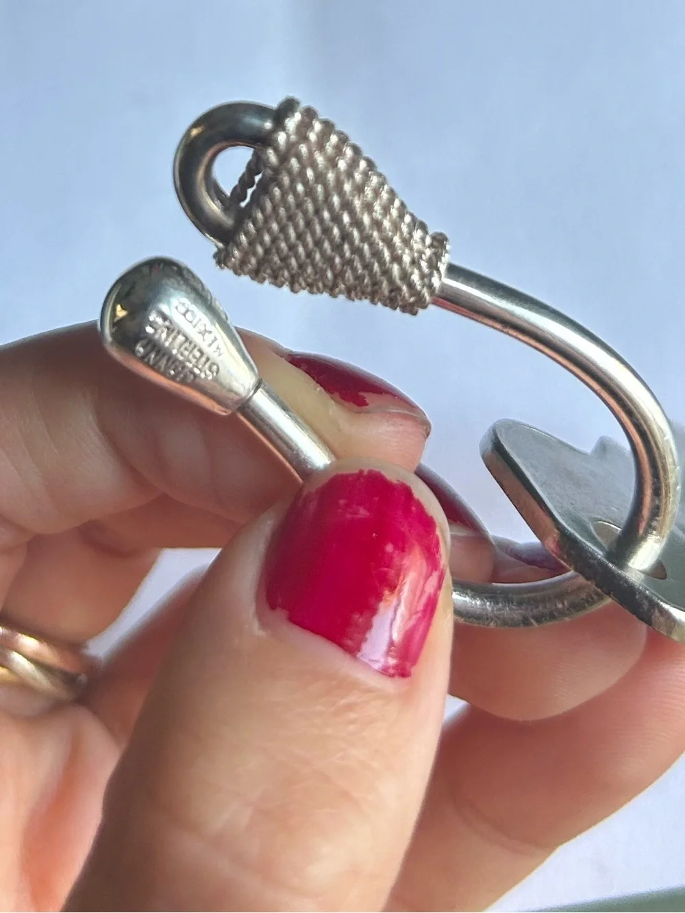 Janna Thomas Sterling Silver Key Chain